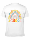 School Secretary Rainbow Graphic Tee