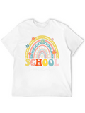 School Secretary Rainbow Graphic Tee