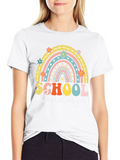 School Secretary Rainbow Graphic Tee