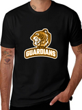 Guardians Tiger Graphic Black T-Shirt