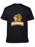 Guardians Tiger Graphic Black T-Shirt