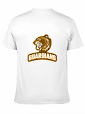 Guardians Tiger Graphic Black T-Shirt