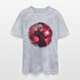 Dark Elf Sorceress with Glowing Red Magic Sphere