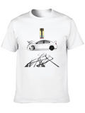 Racing Car Black T-Shirt
