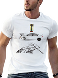 Racing Car Black T-Shirt
