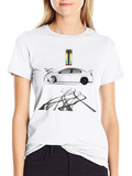 Racing Car Black T-Shirt