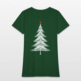 Decorated Minimalistic Christmas Tree - White