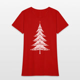 Decorated Minimalistic Christmas Tree - White