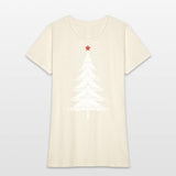 Decorated Minimalistic Christmas Tree - White