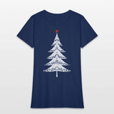 Decorated Minimalistic Christmas Tree - White