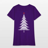 Decorated Minimalistic Christmas Tree - White