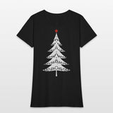 Decorated Minimalistic Christmas Tree - White