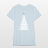 Decorated Minimalistic Christmas Tree - White