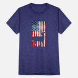 Deer Hunting American Flag T-Shirts