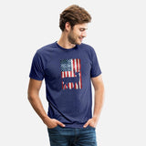 Deer Hunting American Flag T-Shirts