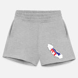 Democrat Flag in California State Map