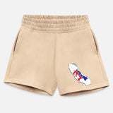 Democrat Flag in California State Map