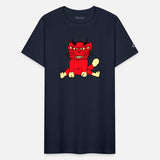 Demon Monster Cat Halloween Fun Horror Devil Horns