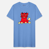 Demon Monster Cat Halloween Fun Horror Devil Horns