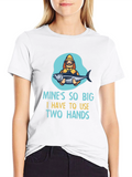 Funny Fishing T-Shirt - Mines So Big!