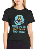Funny Fishing T-Shirt - Mines So Big!