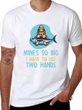 Funny Fishing T-Shirt - Mines So Big!