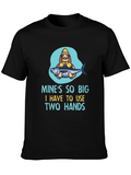 Funny Fishing T-Shirt - Mines So Big!