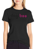 Dagibee Black Graphic Tee