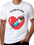 Ive Had My COVID Vaccine Heart T-Shirt