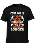 Courage Firefighter Graphic Tee