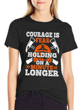 Courage Firefighter Graphic Tee