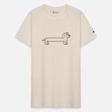 Dog Long Body Dachshund Funny Cool Comic Cartoon