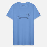 Dog Long Body Dachshund Funny Cool Comic Cartoon