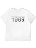 1989 Graphic Print Black T-Shirt