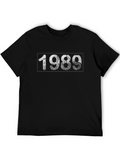1989 Graphic Print Black T-Shirt