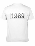 1989 Graphic Print Black T-Shirt