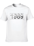 1989 Graphic Print Black T-Shirt