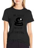 Oops! My Evil Snake Showing T-Shirt