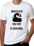 Oops! My Evil Snake Showing T-Shirt