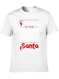 Funny Radiation Protection Technician Santa Watching Christmas T-Shirt