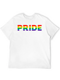Pride Rainbow Graphic Black T-Shirt