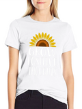 Grow Positive Thoughts Graphic Tee