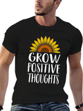 Grow Positive Thoughts Graphic Tee