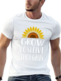 Grow Positive Thoughts Graphic Tee