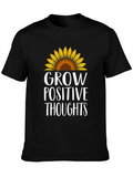 Grow Positive Thoughts Graphic Tee