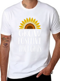 Grow Positive Thoughts Graphic Tee