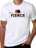 Fierce Boxing Gloves Graphic Tee - Black