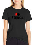 Fierce Boxing Gloves Graphic Tee - Black