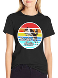 Border Collie Retro Graphic Tee