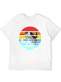 Border Collie Retro Graphic Tee